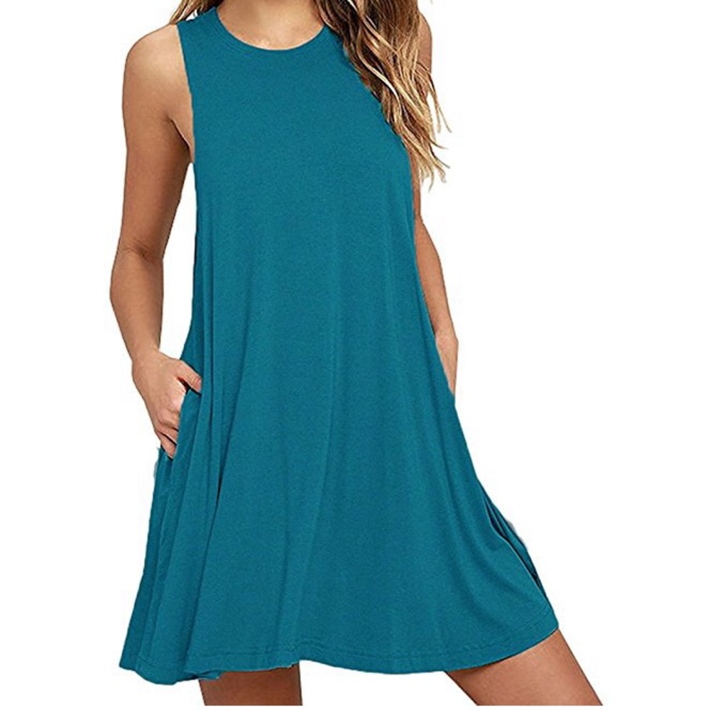 👗 teal dress!